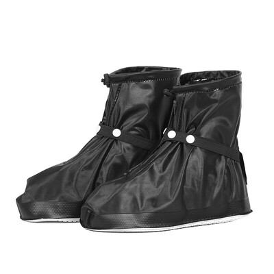 

Many beautiful rain shoes set waterproof rain boots rainy day non-slip waterproof shoes cover men&women non-slip thick wear-resistant rain boots set strap black  code