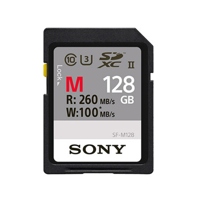 

Sony SONY 128G Memory Card SF-M128 SDXC UHS-II Memory CardSD Card 260MBS Read Speed