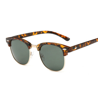 

FEIDU Classical Half Frame Polarized Sunglasses Men Women Brand Designer Retro Sun Glasses Unisex Driving Oculos De Sol Feminino