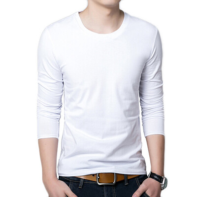 

Zogaa Spring New Korean Men's T-shirt Slim Pure Cotton