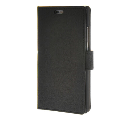 

MOONCASE Simple Leather Flip Wallet Case Card Slot Stand Back Cover for Huawei Ascend P8 Black