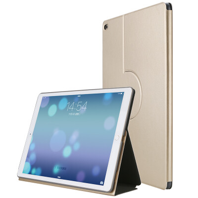 

BIAZE Apple iPad Pro 12,9-дюймовый корпус / корпус Легкий осветительный прибор Smart Sleeping Leather Case 360 ​​Series PB34- Gold