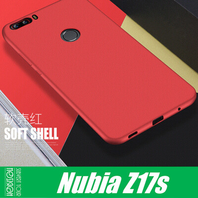 

Корпус телефона NOZIROH для Nubia Z17S Мягкая силиконовая TPU задняя крышка