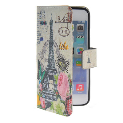 

MOONCASE Pattern Style Leather Side Flip Wallet Card Slot Pouch Stand Shell Back ЧЕХОЛ ДЛЯ Apple iPhone 6 Plus