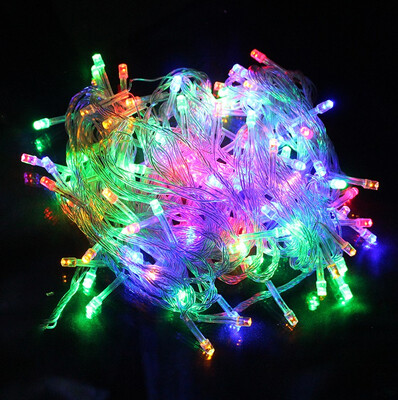

Yixiukeji 10M 110V220V 100 LED holiday String lights for Christmas Festival Party Fairy Colorful Xmas LED String Lights