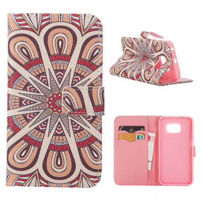 

MOONCASE ЧЕХОЛ ДЛЯ Samsung Galaxy S6 Edge Flip PU Leather Fold Wallet Card Slot Kickstand Back [Pattern series] /a02