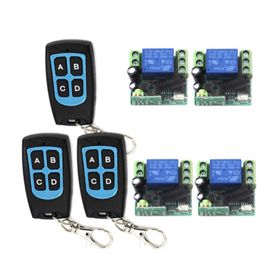 

MITI DC 12V 1CH Digital Wireless Remote Control Switch Relay Set Remote ON OFF Fixed Code For Light Lamp Garage Gate