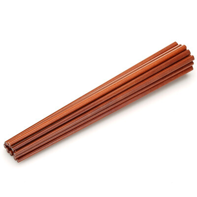 

Darleong red sandalwood chopsticks household chopsticks 10 double installed KZ006