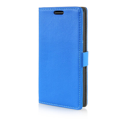 

MOONCASE Litch Skin Leather Side Flip Wallet Card Slot Pouch Stand Shell Back ЧЕХОЛ ДЛЯ LG G3 Stylus D690 Blue