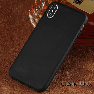 

LANGSIDI Genuine Leather Phone Case For iPhone X Case Vintage Crazy horse skin All-inculsive Cover