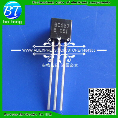 

200PCS BC557B BC557 TO-92 Transistor