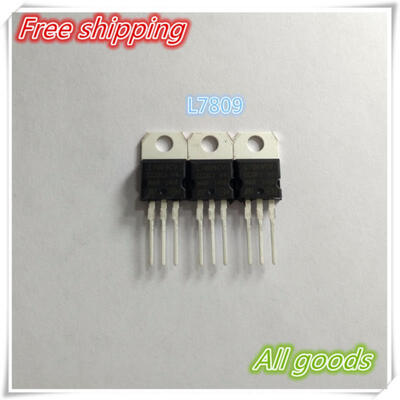 

Hot Free Shipping100pcs L7809CV L7809 Voltage Regulator IC TO-220 9V 15A