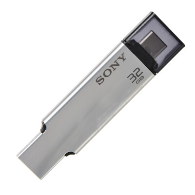 

SONY 32G U disk Type-C CA2 high speed aluminum alloy double plug metal U disk reading speed 130MB s mobile phone U disk Type-C USB dual plug