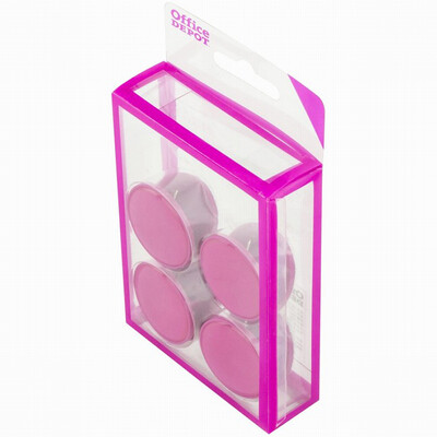 

Office Depot Magnetic Clamp Magnetic Magnetic Blackboard 32 32 22mm Pink 4pcs carton DMC110-P