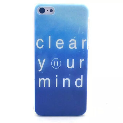 

MITI Colorful Flower Girls Pattern Transparent Cartoon Skin Back Hard Case Cover Protector For Apple iPhone 5C 4.0"