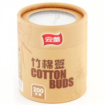

Jingdong supermarket] Yunlei paper tube bamboo stick cotton swabs cotton head 400 200 loaded 15989