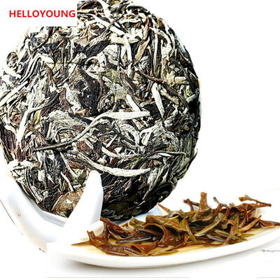 

C-PE070 Free Shipping Caicheng Fragrant white moonlight old tea puer raw tea Moonlight Beauty 100g yueguangbai shen Puer