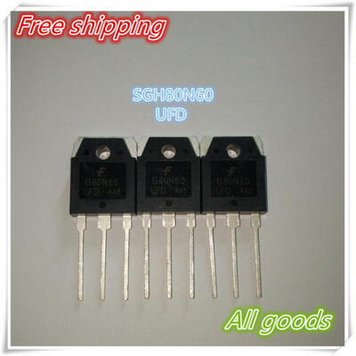 

Free shipping 10pcs/lot SGH80N60UFD SGH80N60 80N60UFD 80N60 IGBT 600V 80A 195W TO3P