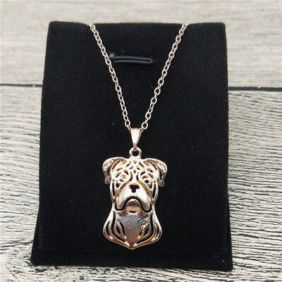 

New American Bulldog Necklace Trendy Style American Bulldog Pendant Necklace Women Fashion Pet Dog Jewellery