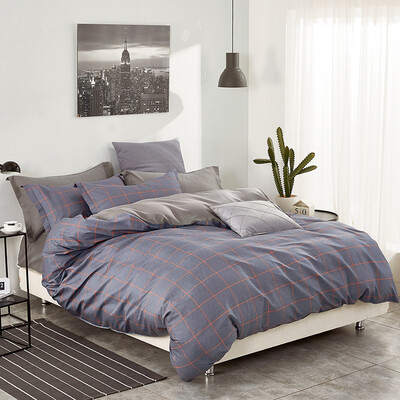

Jiuzhou deer kit home textile cotton bedding twill print double four-piece linen quilt cover free home 1518 m bed 200230cm