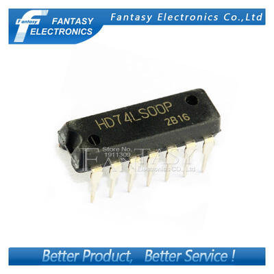 

50PCS HD74LS00P DIP14 HD74LS00 DIP SN74LS00N 74LS00 new&original IC free shipping