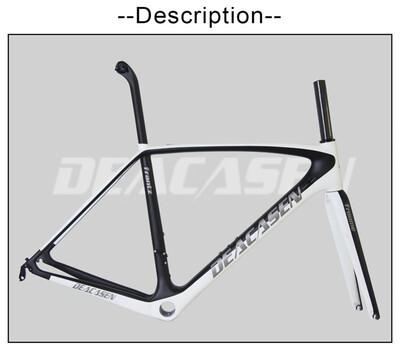 

2018 Deacasen T1000 Ud Weave Finished Matte Carbon Road Frame Cycling Bicycle Racing Frameset Di2 & Mechanical Bsa68Bb30Pf30