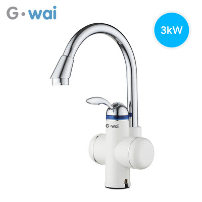 

GWAI Instant Hot Water Faucet Heater Kitchen Water Electric Heating Faucet 3 Seconds Fast Heat DRS-X30C6