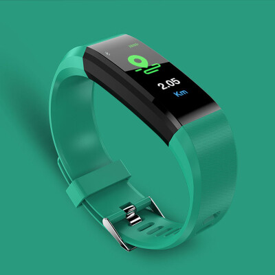 

Цветной экран Smartband Heart Rate Monitor крови кислородное кровяное давление браслет для фитнеса Flex Bracelet для Android iOS APP Watch