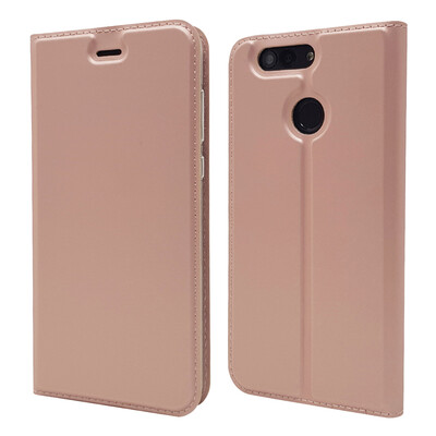 

Роскошный чехол для кошелька для HUAWEI Nova 2 Plus Высококачественная искусственная кожа с флип-крышкой Kickstand Anti-shock Full Protection