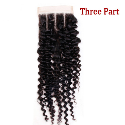 

NamiHair Wholesale Price Kinky Curly 4x4 Lace Closure Brazilian Virgin Human Hair Free Part Middle Part Three Part Remy Human