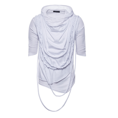

Summer Mens Fashion Short Sleeved T-shirt Male Cotton Hooded Hip Hop Shirts Casual Slim Fit Street Mens Shirts Clothing Tops