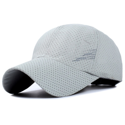 

GLO-STORY baseball cap male outdoor sports quick-drying hat sunshade casual cap MMZ824253 light gray
