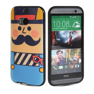 

MOONCASE Watercolor Art Soft Flexible Silicone Gel TPU Skin Shell Back Case Cover for Htc One M8