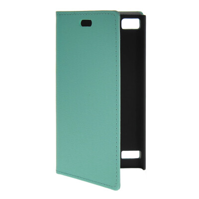 

MOONCASE Slim Leather Flip Wallet Card Pouch with Kickstand Shell Back ЧЕХОЛ ДЛЯ BlackBerry BB Z3 Mint green