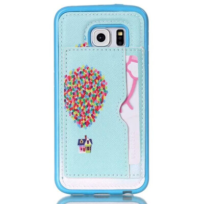 

в случае Samsung S6 края мити красочные картины роскошь пу кожаные обложки для Samsung S6 край