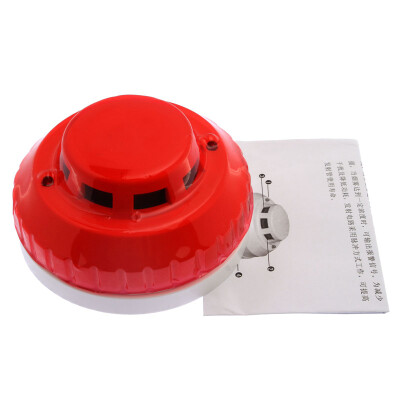 

New LED Photoelectric Smoke Detector Fire Alarm Alert Wired Home Security System