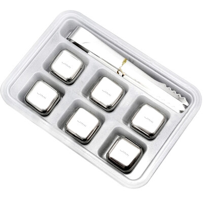 

Jimmy JIMI 304 Stainless Steel Ice Ice Metallic Ice Creative Wine Wine Whiskey Drink Quick-frozen 6 Loaded with Ice Clip