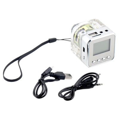 

мини - спикер жк - высокое качество музыки MP3 / 4 игрока TF карты USB FM - радио