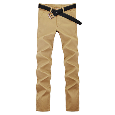 

Zogaa Korean Mens Pants Casual Slim Fashion Pure Cotton Straight