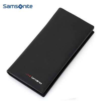 

Samsonite Y-VOYAGER Mens Long Wallet Business Multifunction Fashion Leather Wallet TK509002 Black
