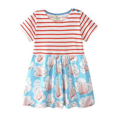 

Baby Girls Summer Dress Kids Clothes 2018 Vestidos Princess Dress Animal Applique Children Unicorn Party Dresses Dropshipping