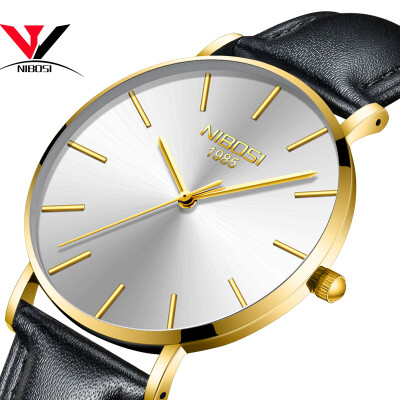 

Relogio Masculino 2018 Новые ультра тонкие часы для мужчин Часы Top Brand Luxury Simple Watch Черные кожаные мужские часы Waterproof Saat