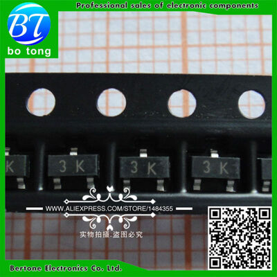 

Free Shipping 100pcs/lot BC858BLT1G BC858B BC858 SOT-23