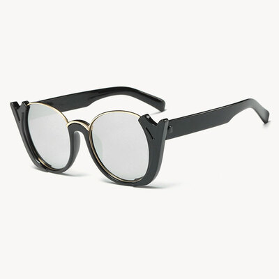 

LIKEU'S Мода бабочка Солнцезащитные очки для женщин UV400 Качество lunette Негабаритные женские солнцезащитные очки для очков Hlaf очки для женщин