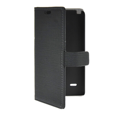 

MOONCASE Slim Leather Side Flip Wallet Card Slot Pouch with Kickstand Shell Back чехол для LG G3 Stylus / D690 Sapphire