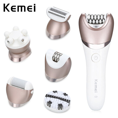 

Kemei KM - 8001 5 in 1 Electric Epilator Shaver Hair Remover Lady Defeatherer