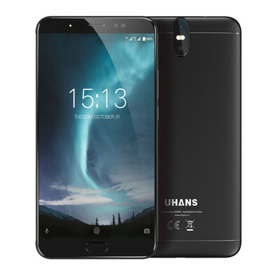 

UHANS MAX 2 MTK6750T Octa Core 4G Mobile Phone 6.44" FHD 4GB RAM 64GB ROM 13MP+2MP Dual Real Cameras 4300mAh Fingerprint