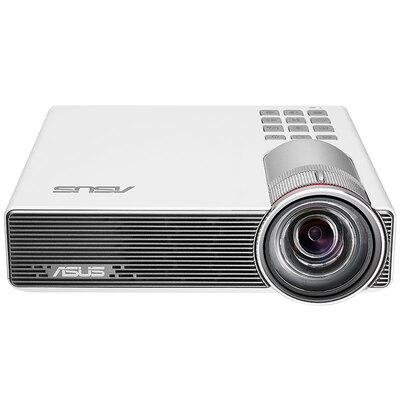 

ASUS P3B commercial home projector projector WXGA 800 lumens LED light source built-in 12000 mA battery built-in speaker micro-projection