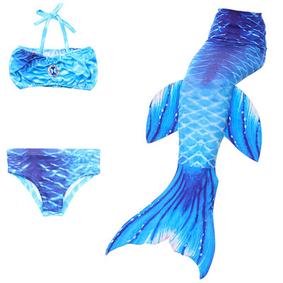 

3pcsSet Girls Mermaid Tails Swimming Costume2017 Children Mermaid Tail Costume For Kids Swimming Mermaid Tails