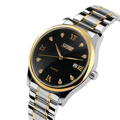 

SKMEI 9101 Men Stainless Steel Rope Analog Date Of Casual Relogio Masculino Wristwatch